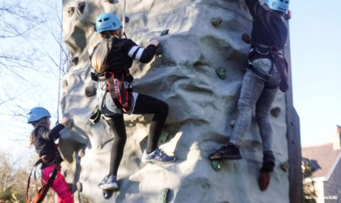 Rock climbing
