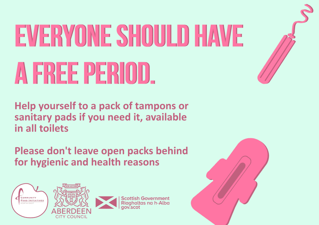 Sport Aberdeen tackling period poverty