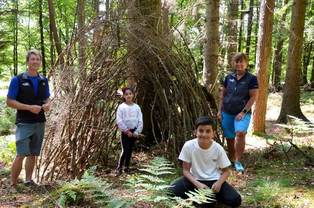 Active families fund wilderness skills forest walk